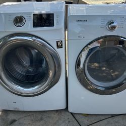 Samsung Front Load Washer And Gas Dryer 