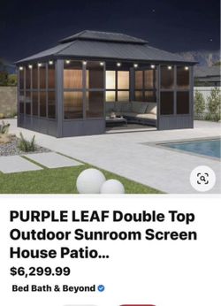 PURPLE LEAF 12x14 EXTRA OUTDOOR SUNROOM