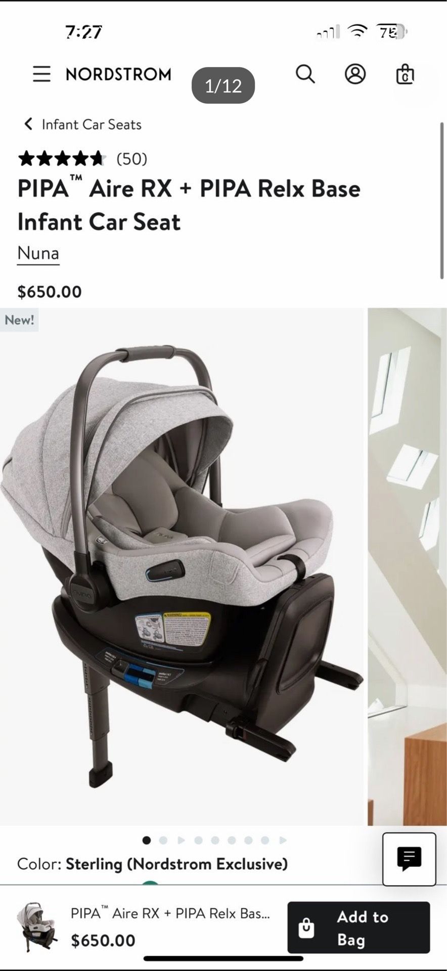 Nuna Car seat