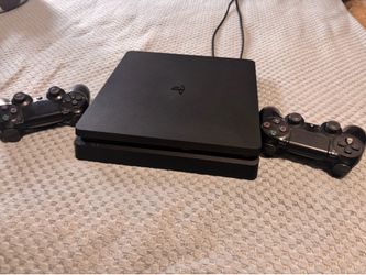 PS4 Slim with 2 Controllers