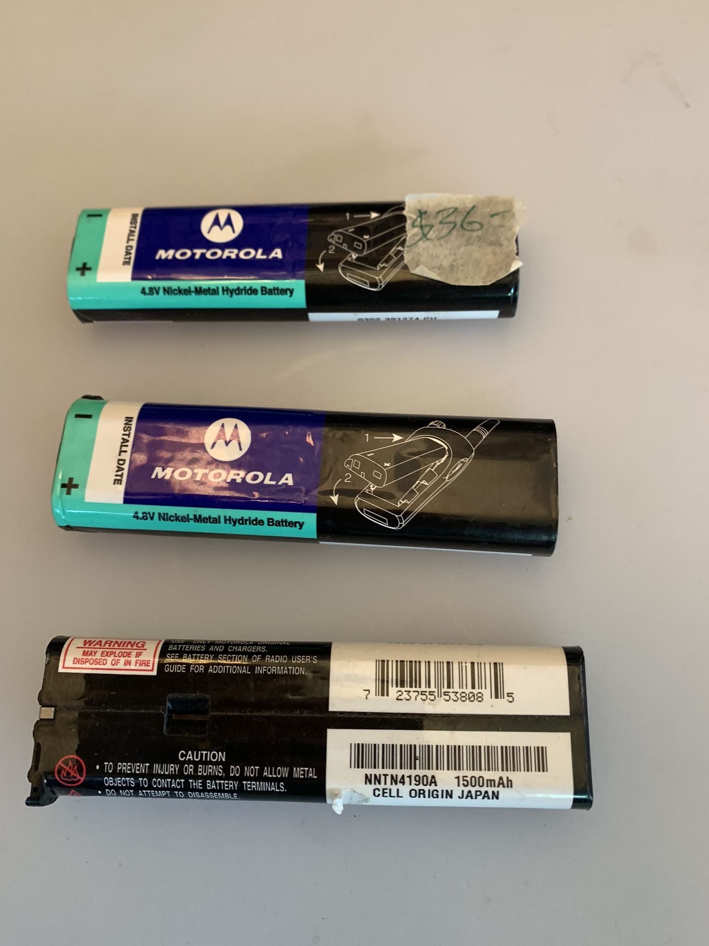 Motorola walkie-talkie batteries