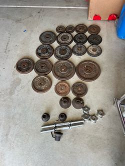 130 lbs Adjustable Dumbells