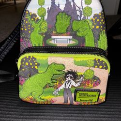 Edward Scissor Hands Loungefly Backpack And Wallet 