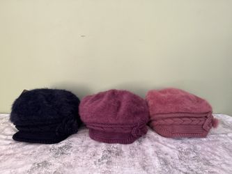 Women’s Fluffy Hat With Soft Brim