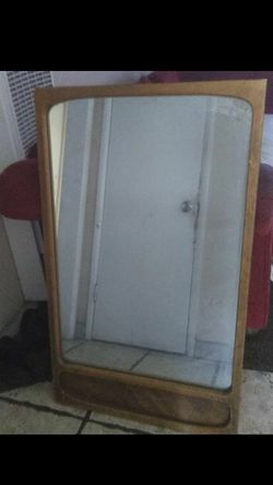 Wooden Dresser Mirror