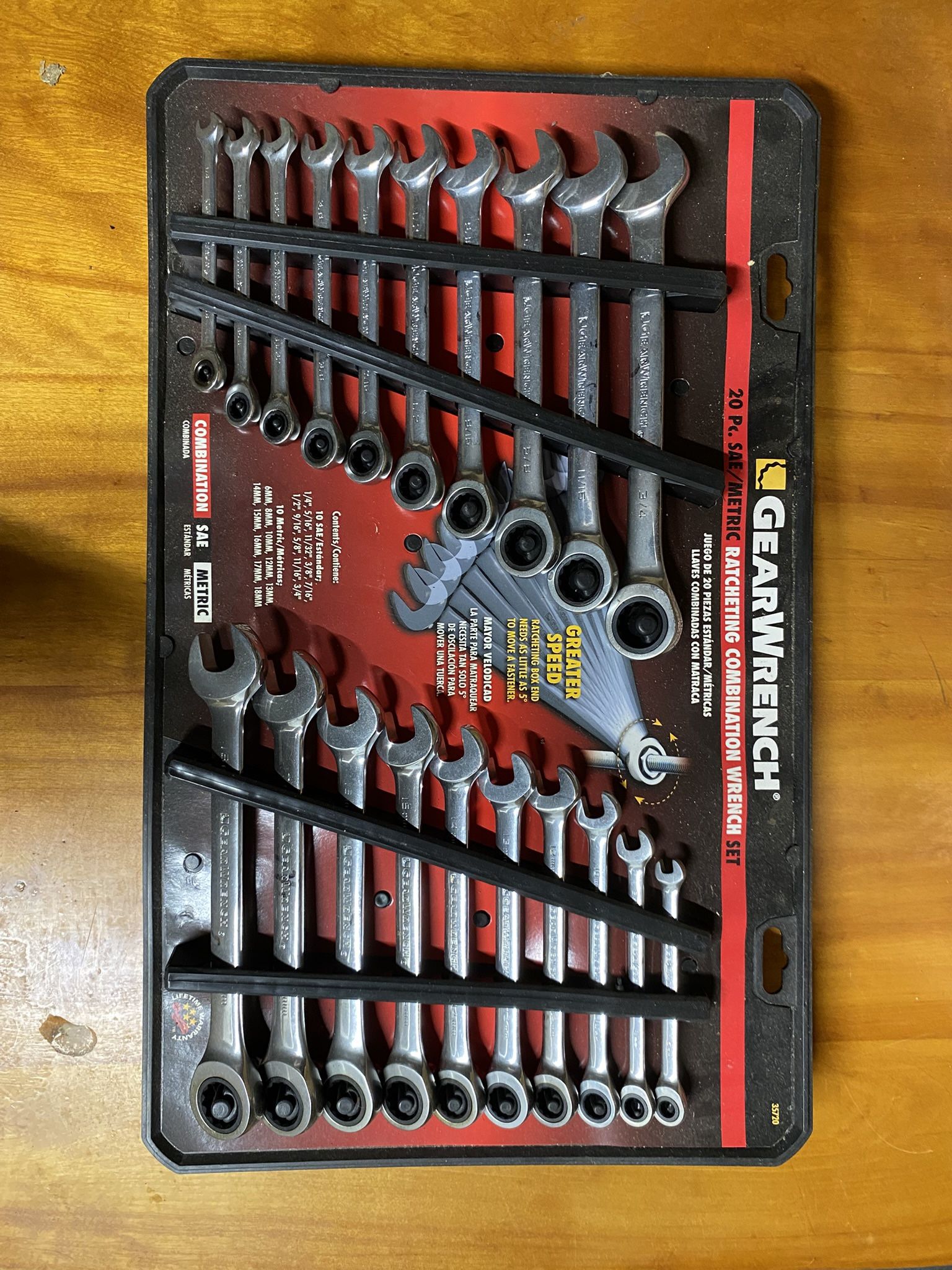 Gearwrench 20 Piece Ratcheting Wrench Set