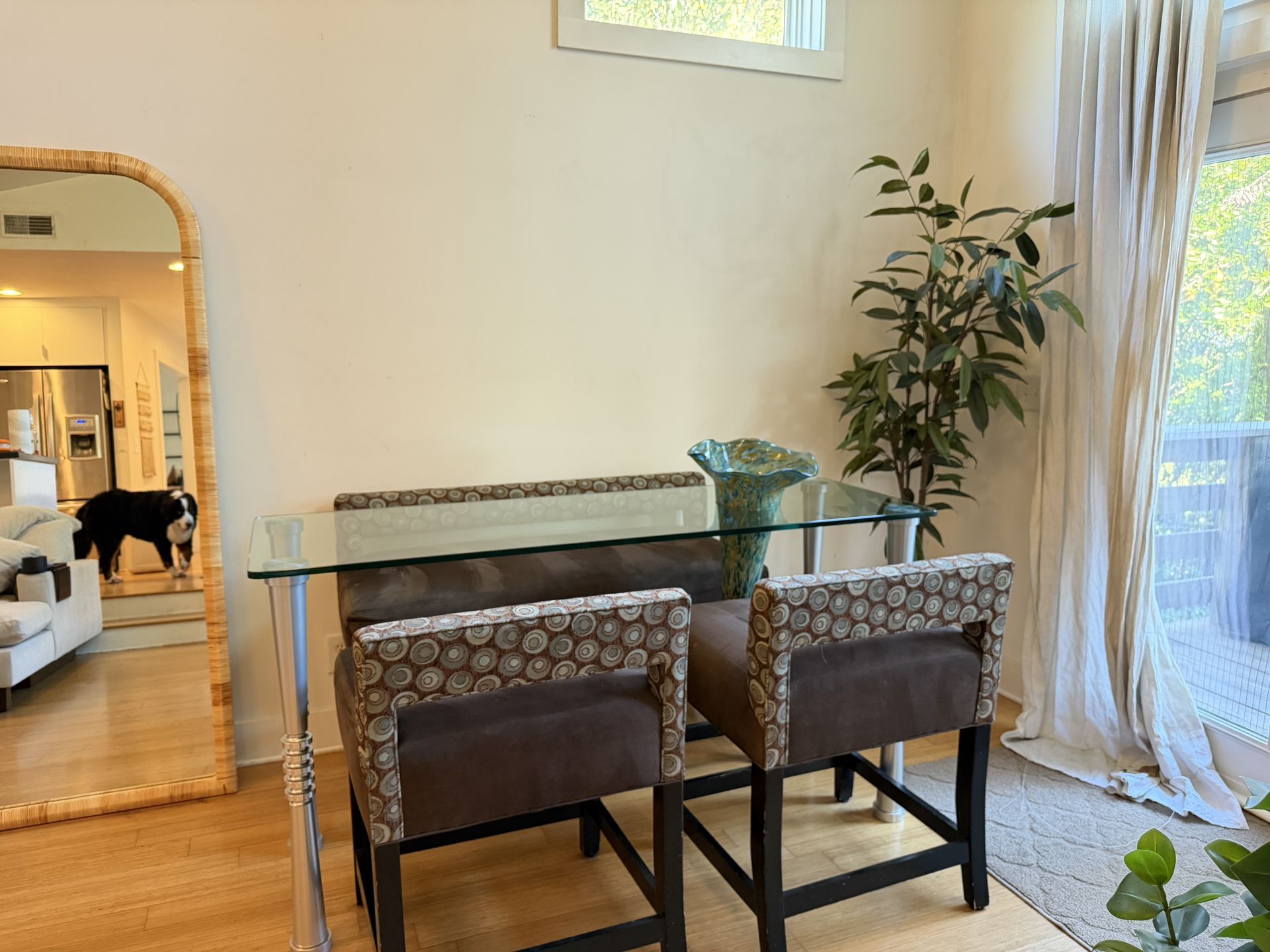 Antique Table Set with Interchangeable Vases