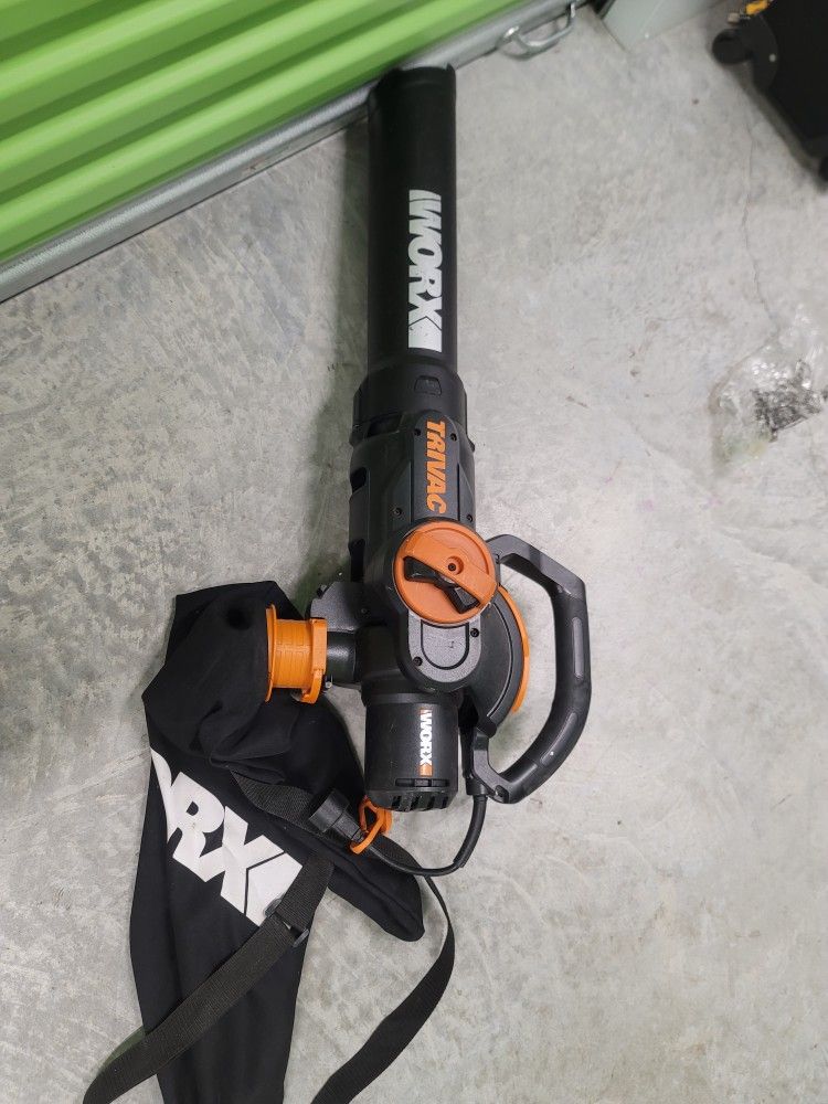 WORX WG512 Vacuum Blower - Black/Orange