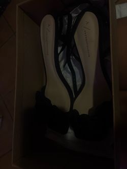 Black low heels