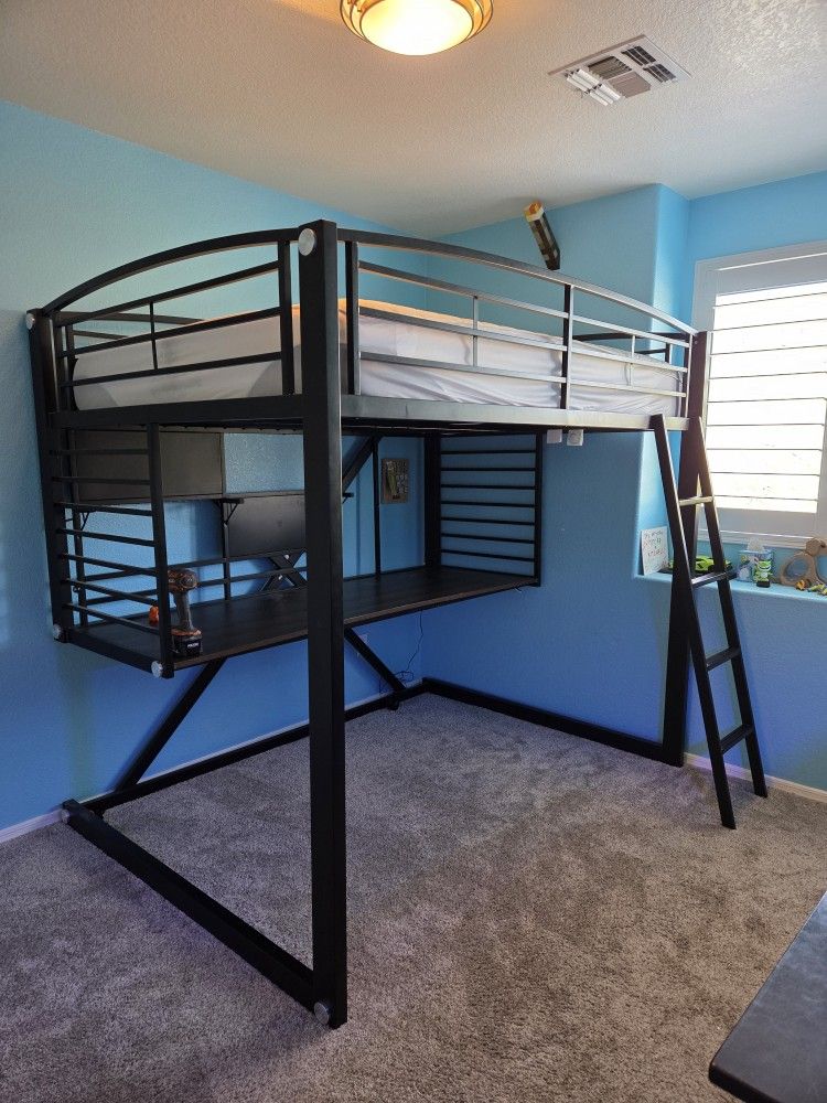 Loft Bed Frame With Desk