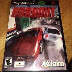 PS2 Game Burnout 