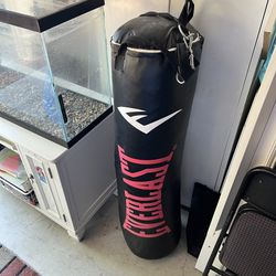 Everlast Punching Bag Stand With Heavy Bag 