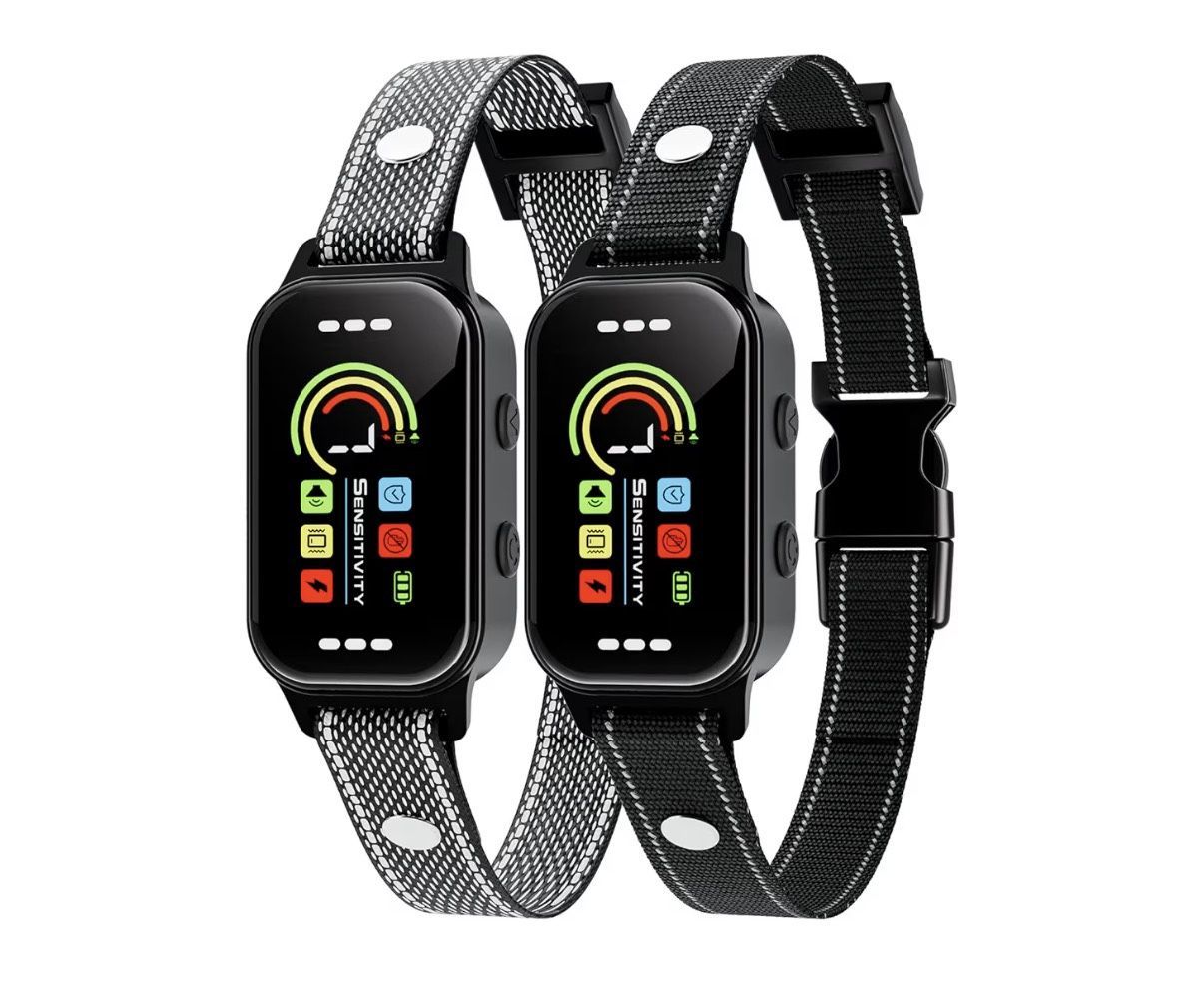 Bark Collar 2 Pack,Bark Collar for Large Medium Small Dogs 8-120lbs,Rechargeable Anti Bark Training Collar with 7 Adjustable Sensitivity, Barking Coll