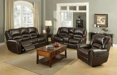 SPECIAL OFFER!!! 3PC BROWN LIVING ROOM SET