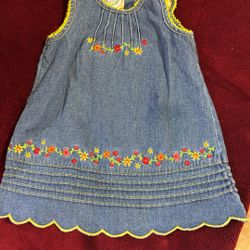 Vintage Just kiddin Girls Dress Size 2T