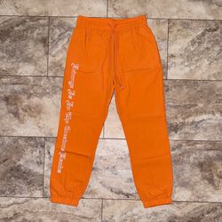 Revenge Is In The Creators Hands Orange Jogger Pants Size Medium