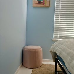 Pink Ottoman Stool