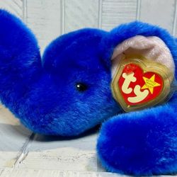 "Peanut "...Larger Size TY Blue Elephant 