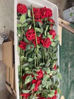 Artificial Roses Ornaments 