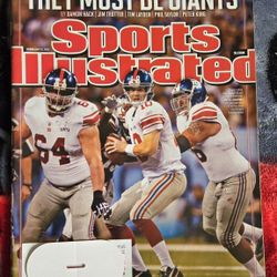 Sports Illustrated February 13, 2012 Superbowl XLVI Eli Manning New York Giants 