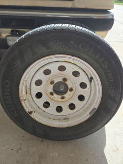 Trailer wheels and tire