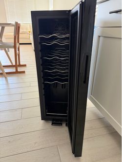 Ivation 12-Bottle Wine Cooler Fridge – $80