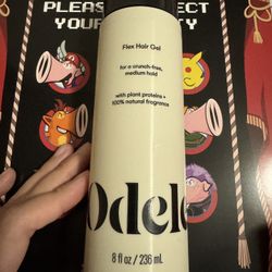 Odele Flex Hair Gel is a versatile, flexible-hold styling gel. This crunch-free gel is the Goldilocks of shine + long-lasting control. Never flaky or 