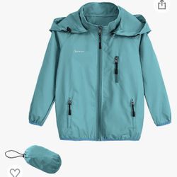 New Boy/girl Waterproof Jacket Light Weight $10 Pick Up