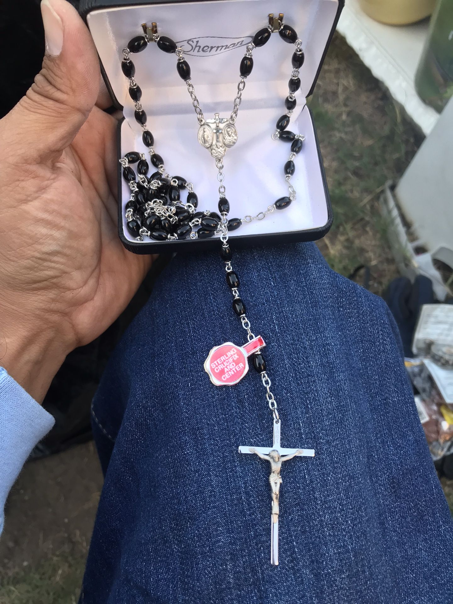 Rosary With Sterling Silver