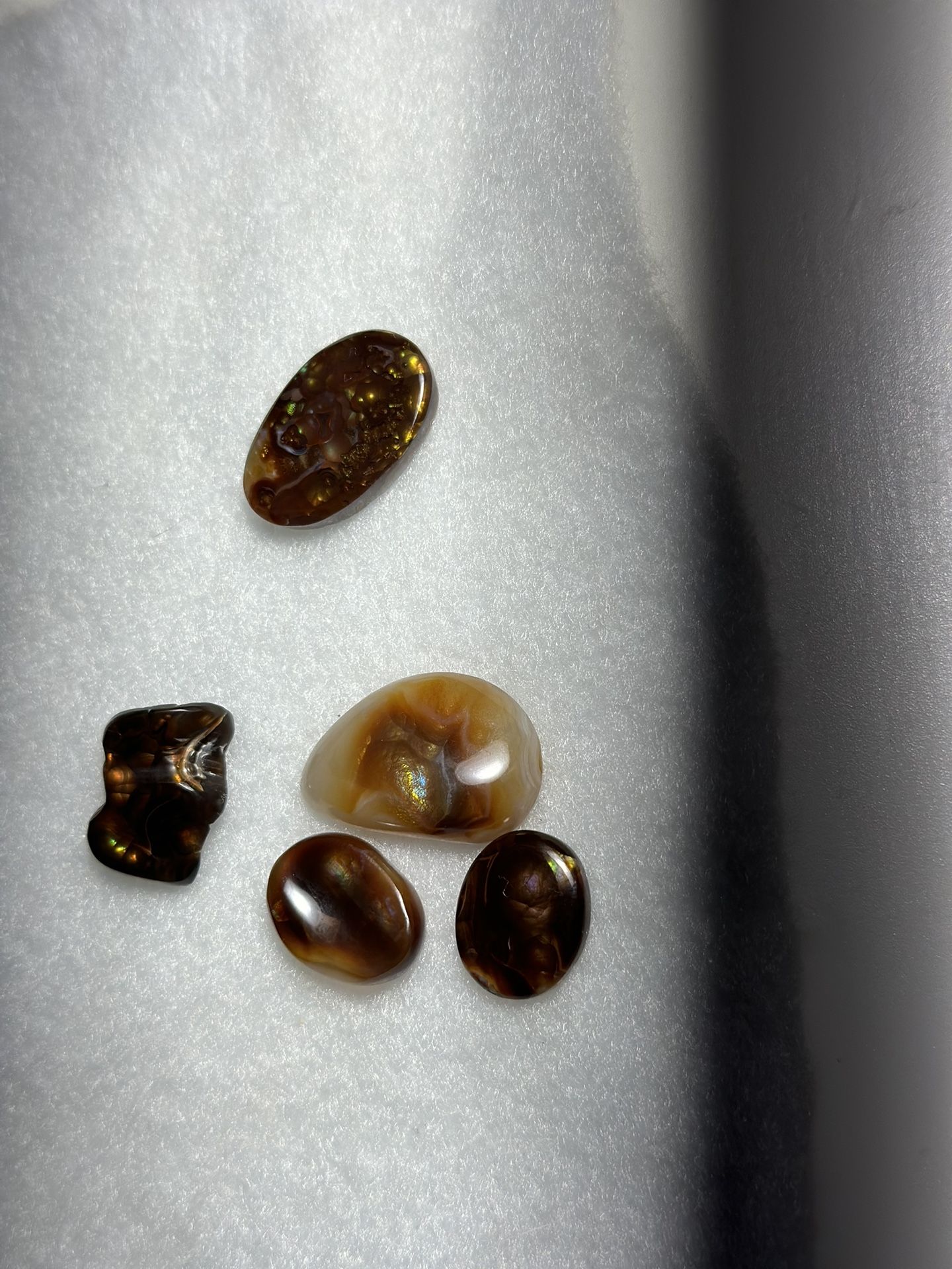 Mexican Fire Agate gemstone crystal