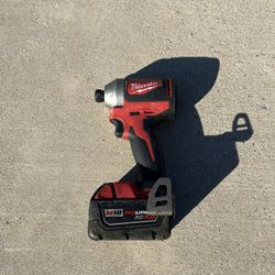 Milwaukee 2850-20 M18 18V Lithium-Ion Brushless Cordless 1/4 in. Compact Impact Driver