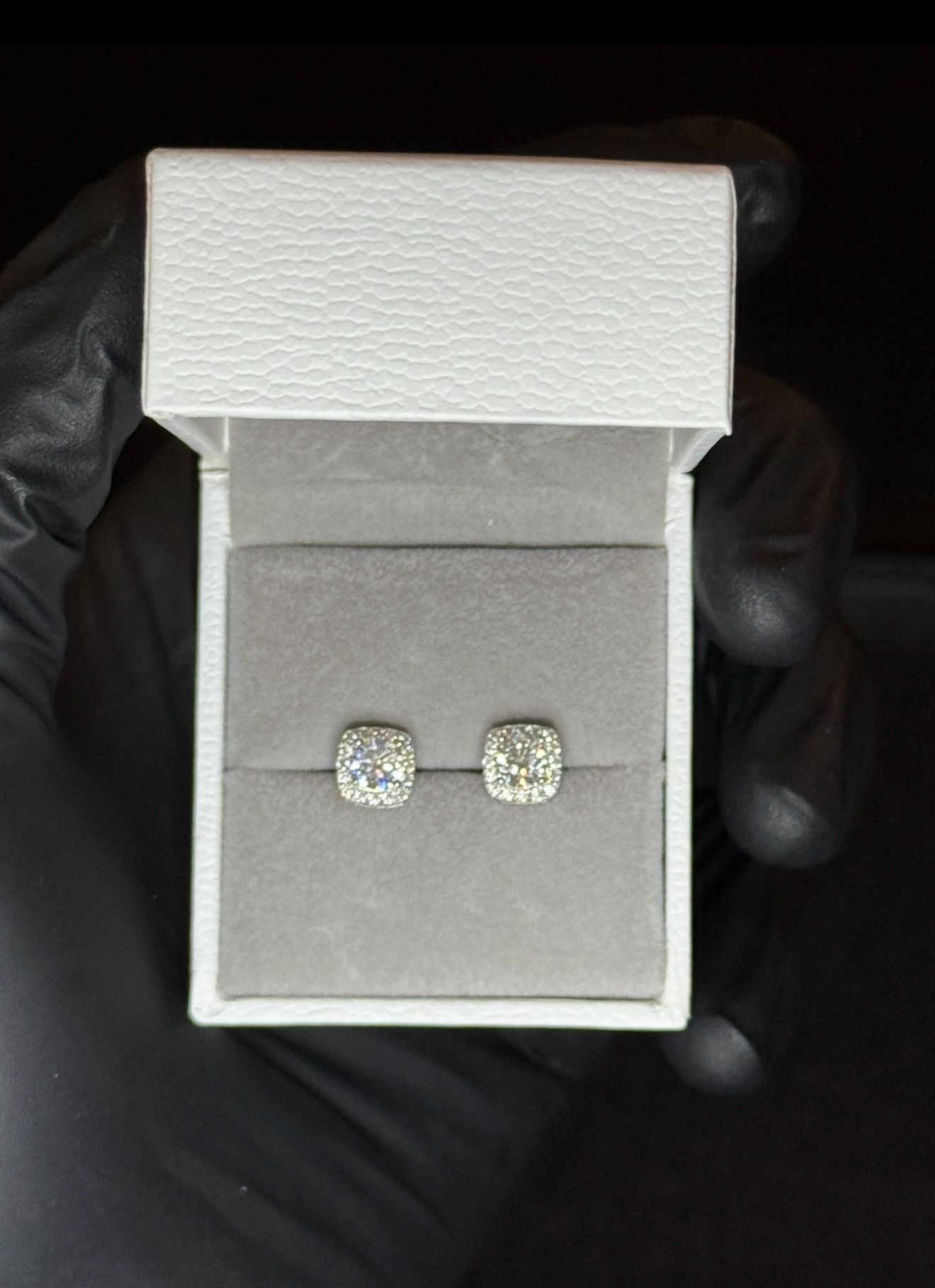 💎 BRAND NEW Moissanite Stud Earrings – Pass Diamond Tester 💎
