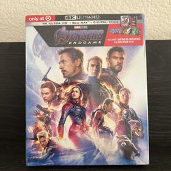 Avengers Endgame 4K, Blu-ray, Digital And Book Target Exclusive Brand New Sealed