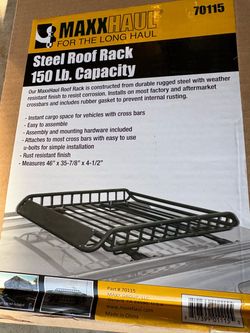 Maxxhaul roof rack and Honda CRV crossbars