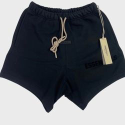 Jet Black Essentials Shorts