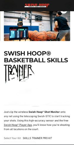 Swish Hoop Basketball Skills Trainer