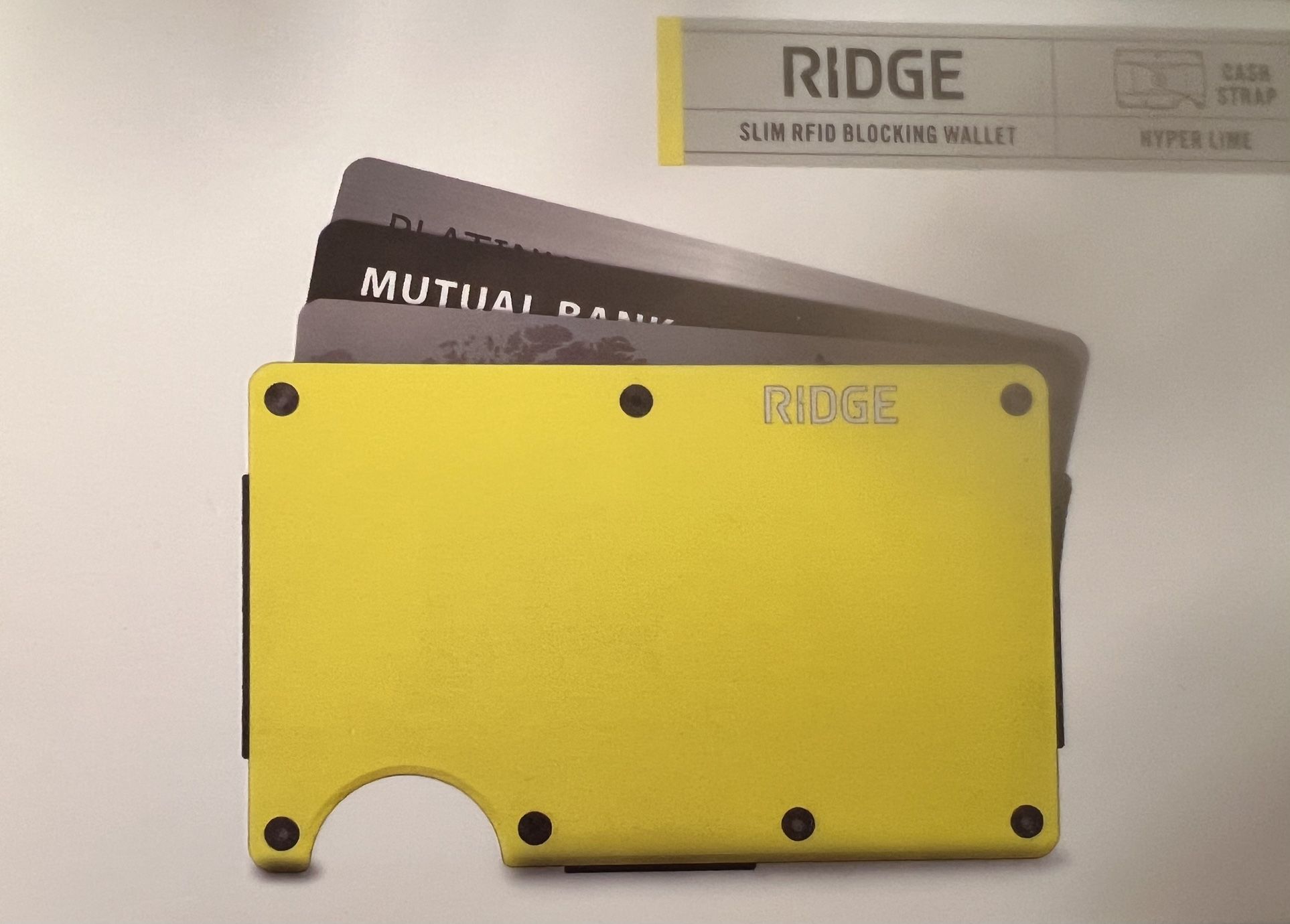 Ridge Metal Wallet