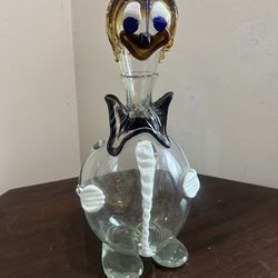 Murano Clown Decanter
