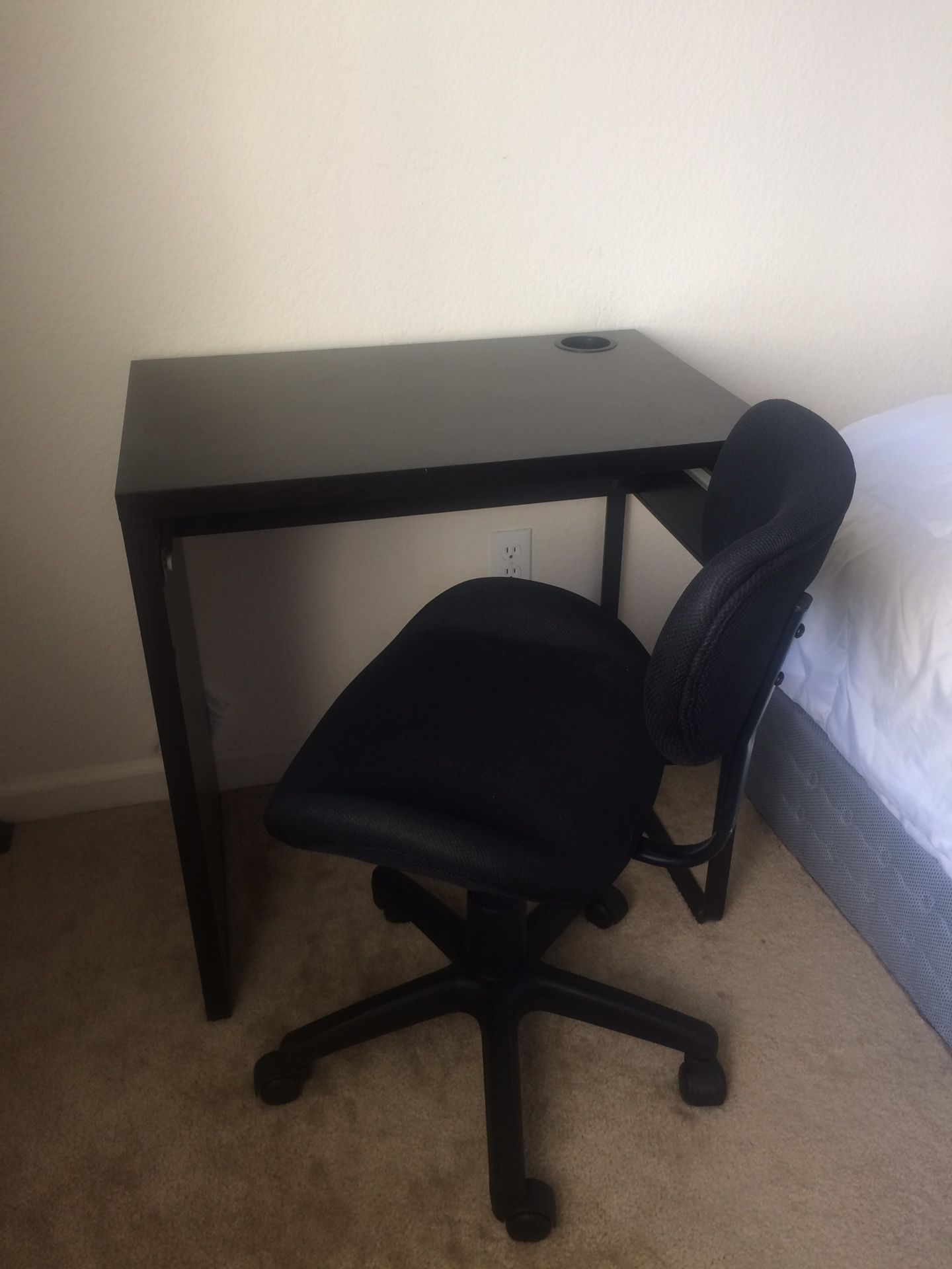 IKEA study desk and chair