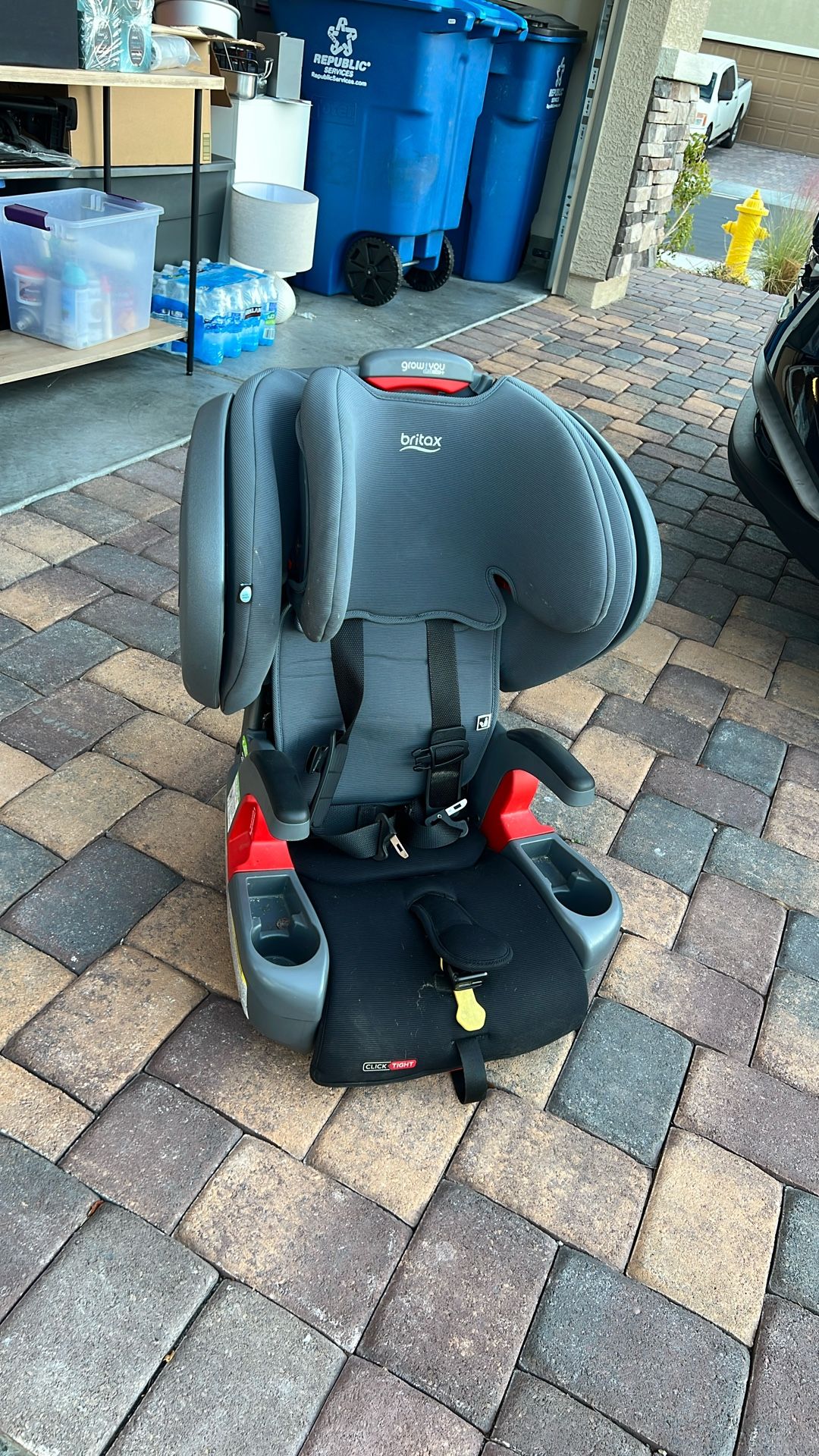 Britax Grow With You Click Tight Baby Toddler Kid Booster Car Seat