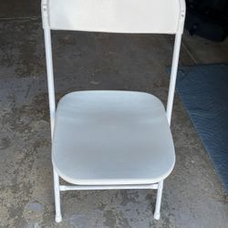 New White Folding Chairs 