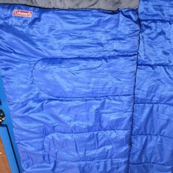 2 Coleman Adult Camping Sleeping Bags
