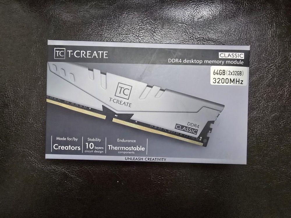 Teamgroup Classic 64gb DDR4 3200mhz Desktop memory