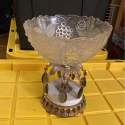 Lead Crystal  Serving Bowl