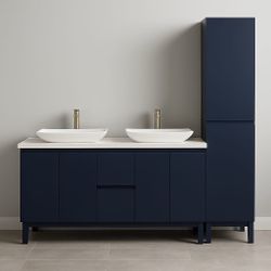 Bathroom vanity 72”