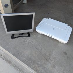 eMachines Computer Monitor. Canon Copier.