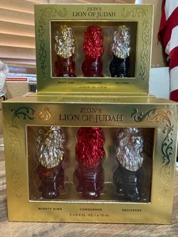 Zion's Lion of Judah 3-Piece Travel Spray Fragrance Gift Set 3 x 0.5 fl oz