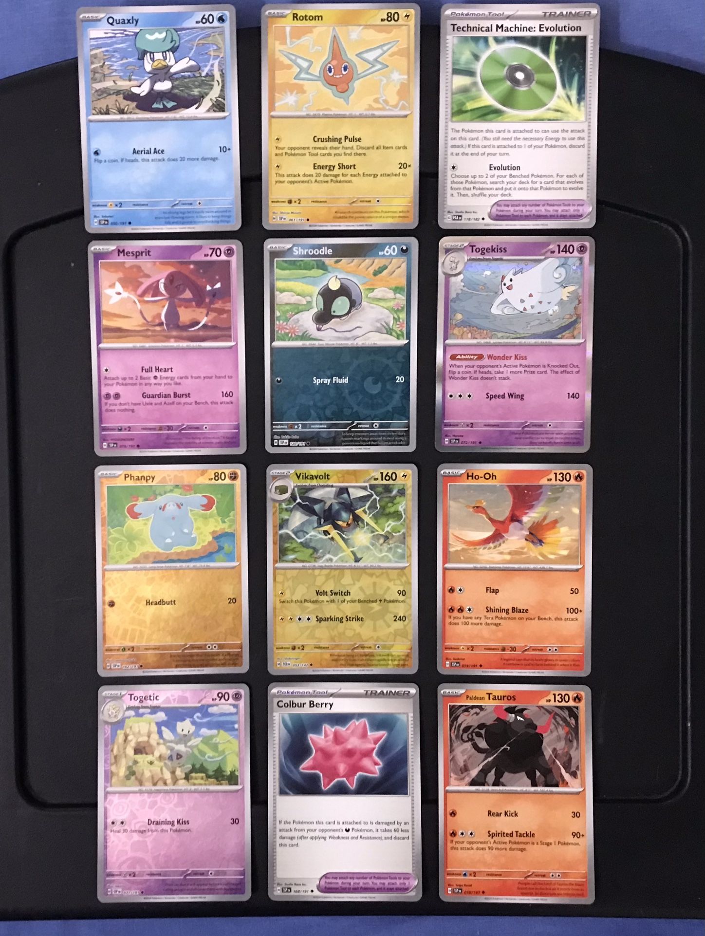 pokemon cards- individual set 2