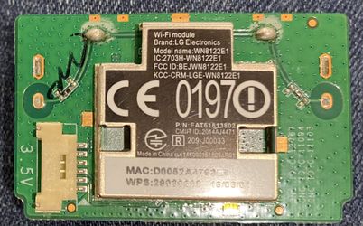 LG TV WIFI NETWORK CARD