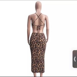 Cheetah Print Dress